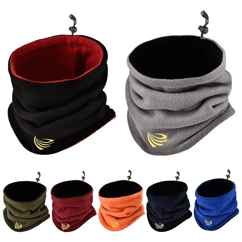 ZEBF-Fashion Winter Camping Warm Fleece Neck Gaiter Ski Tube Scarf Snowboard Face For Men & Women Outdoor Cycling Cold-proof Collar. 