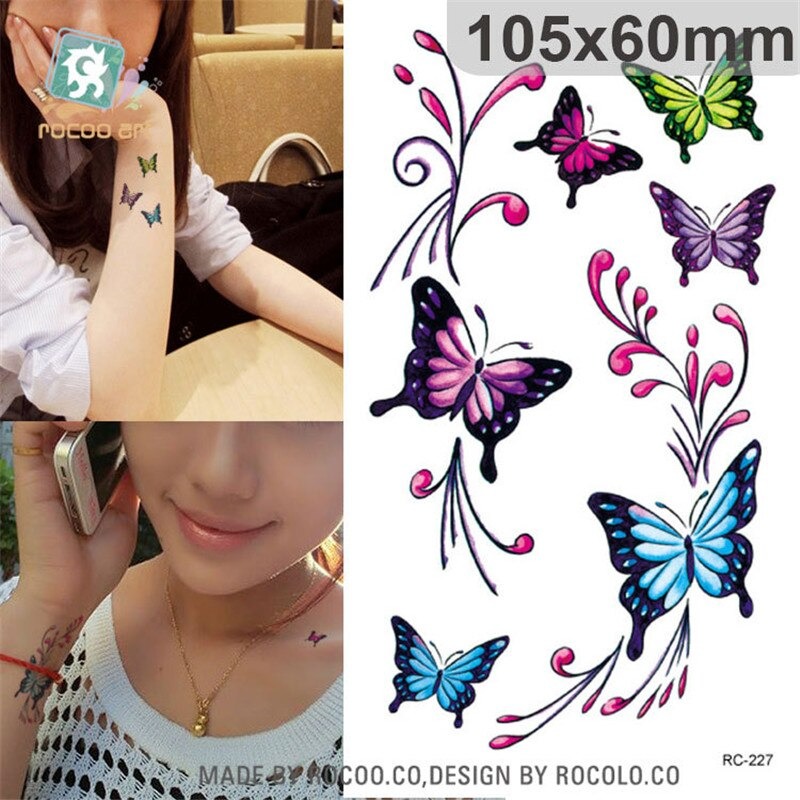 Waterproof Temporary Tattoos Card Ladies And Gents Tattoo Stickers For Girls And Boys. 