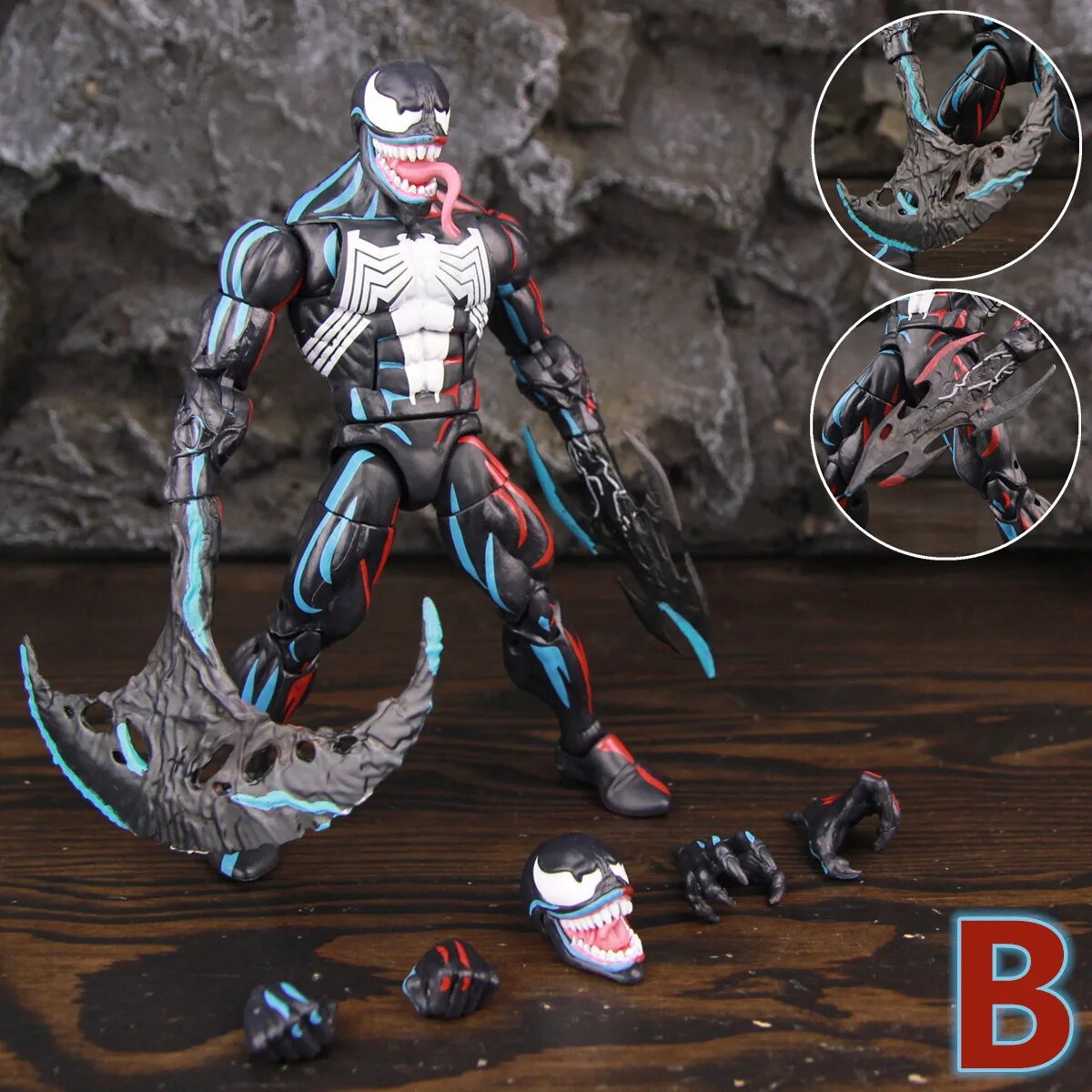 spider man toys Marvel Amazing Spiderman Peter Park Animated Venom Carnage Black Symbiote Kraven the Hunter 6 Action Figure Retro Legends Toys. 