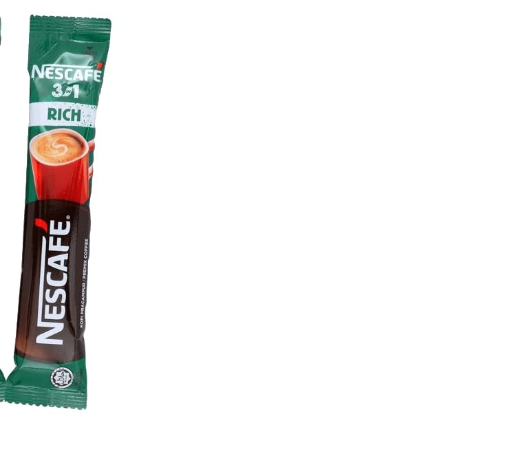 Nescafe 3In1 Rich Stronger Taste Than Original Premix Coffee Serve in Cold or Hot 10 Sticks 18 Grams Each (Imported) (FROM INDIA) SAB. 