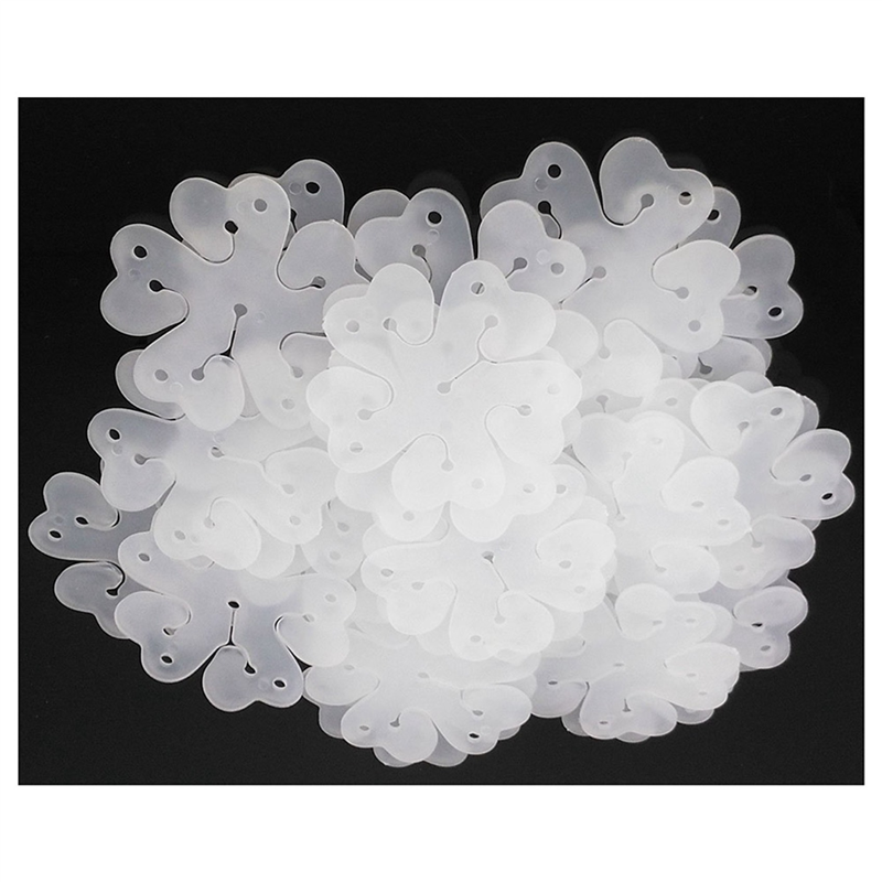 Pack of 200 Portable Flower Shape Balloon Clips Holder for Wedding Event Decorations Birthday Party Supplies. 