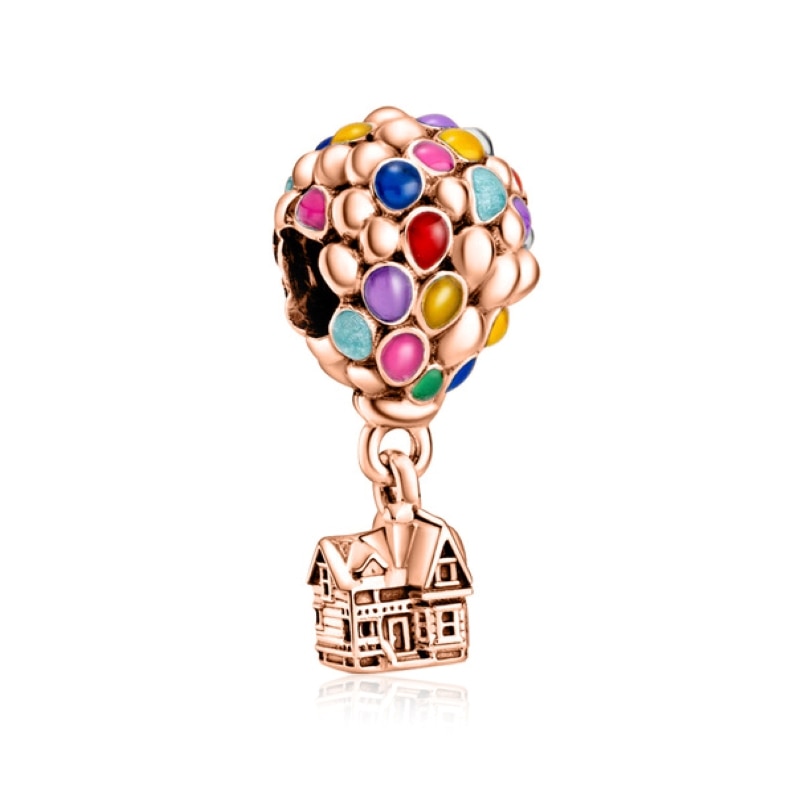 Fit Original Pandora Charms Bracelets DIY Women Jewelry Gift New Glass Heart Balloon Crown Boy Girl Classic Fashion Dangle Beads. 