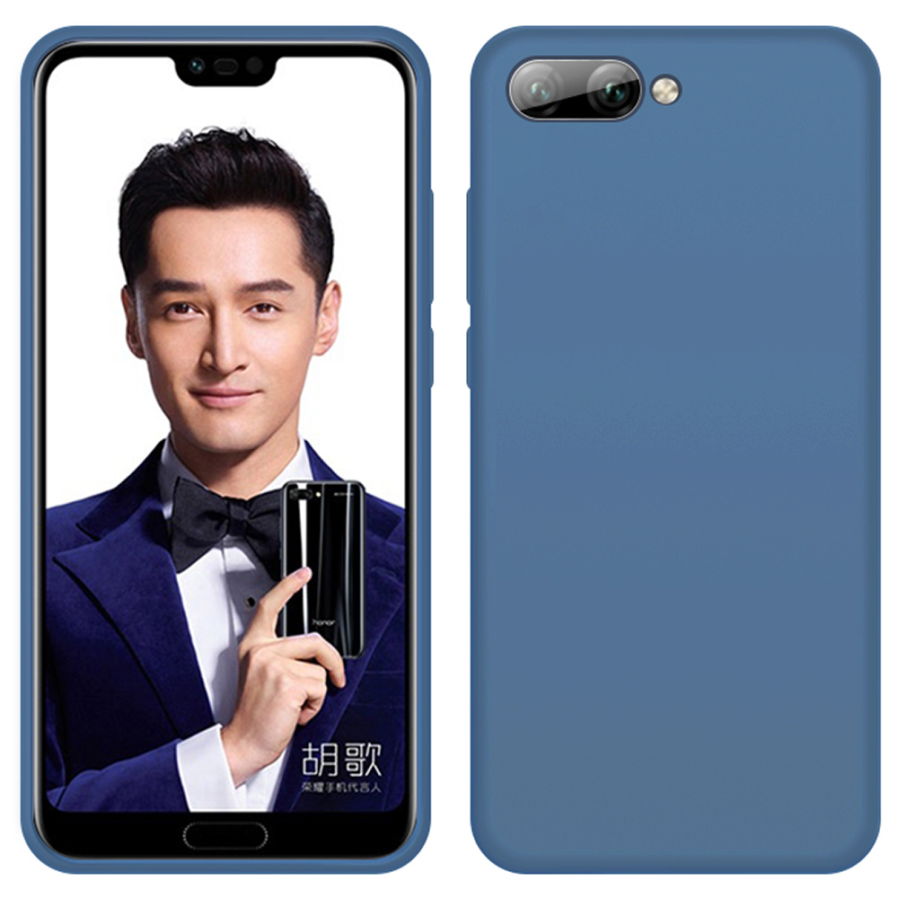 Liquid Silicone Soft Cover For Huawei Honor 10 Shockproof Phone Case. 