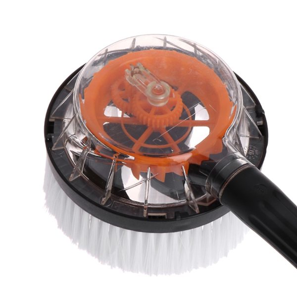Rotating Round High Pressure Water- Car Wash Brush for. 