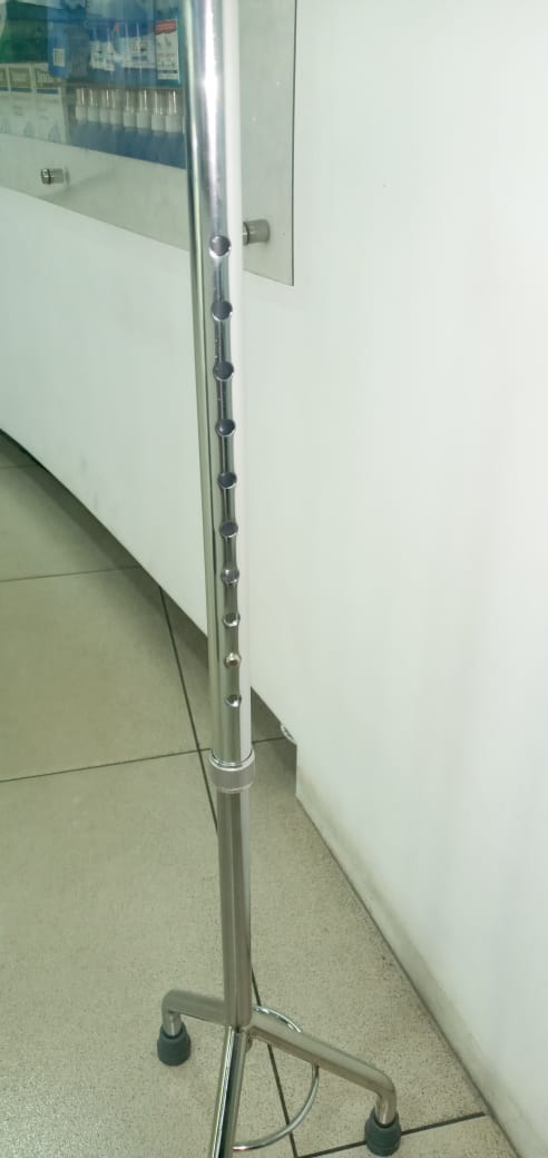 Tripod walking stick (Height adjustable). 