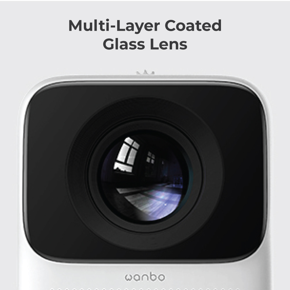 WANBO T2 Max Android 9.0 Native 1080P 250ANSI Lumens 1080P Projector(Xiaomi). 