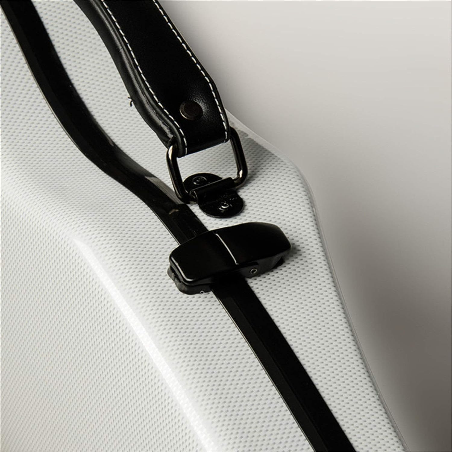 Half Moon Model Violin Case 4/4 Mixed Carbon Fiber Strong & Light case with Hygrometer. 
