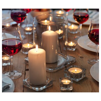 IKEA GLASIG Tealight Holder Set (5 pieces). 
