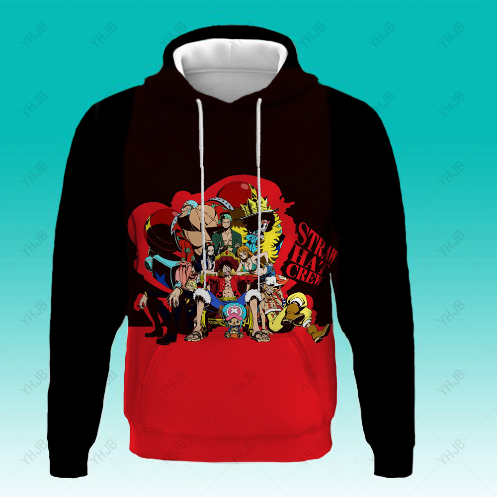 One Piece Japan Anime Sweatshirt Luffy Gear 5 Hoodie Kids Manga Graphic Sweater Fleece Harajuku Fashion Sportswear Clothes. 