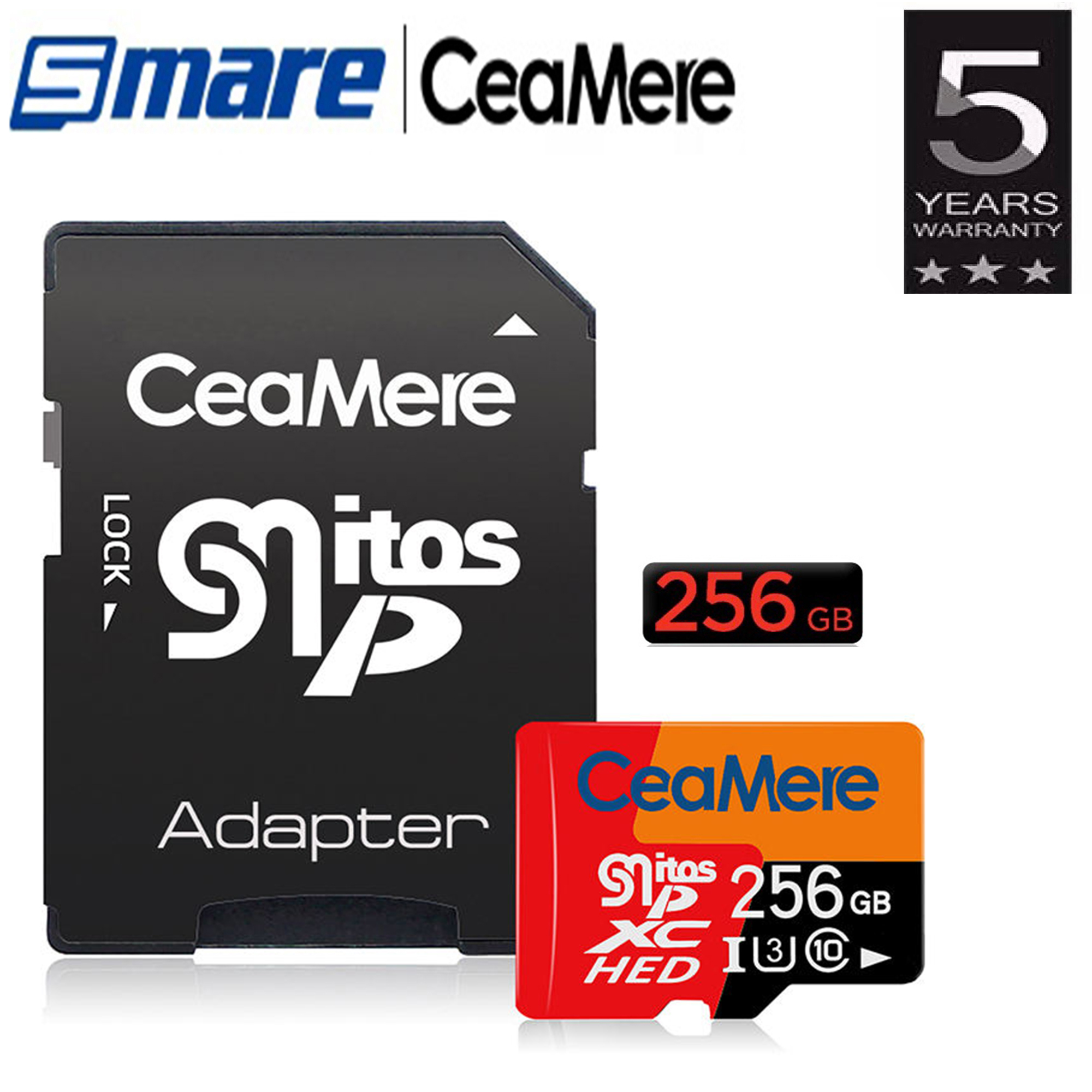 CeaMere HED High Endurance Class 10 U3 Micro SDHC SDXC 16GB 32GB 64GB 128GB 256GB Memory Card Micro SD TF Card. 
