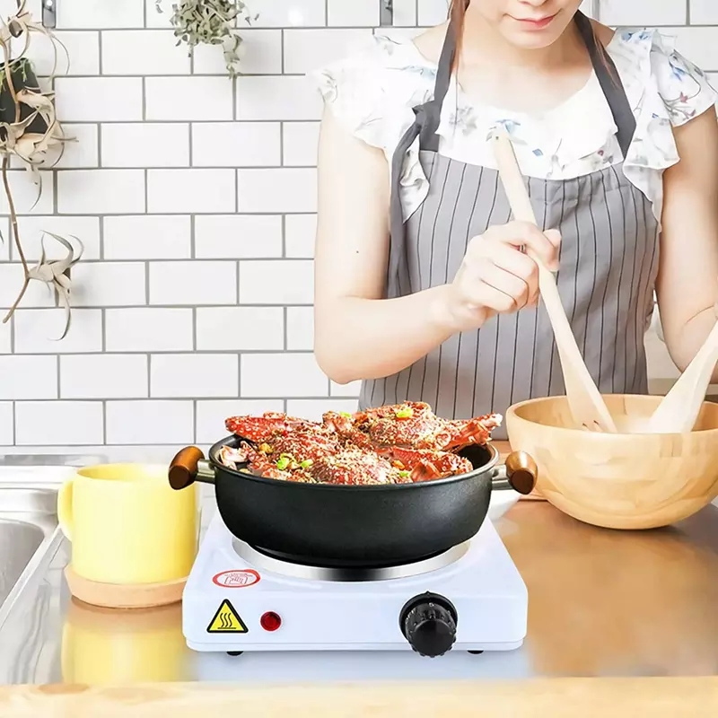 Electric Single Hot Plate  High quality Hot Plate1000w Mini Electric Coil Hot Plate Stove For Cooking ElectricTable Stove Hot plate Mini Electric Heater Stove Hot Cooker Plate Milk Water Coffee Heating Furnace Multifunctional Kitchen Appliance. 