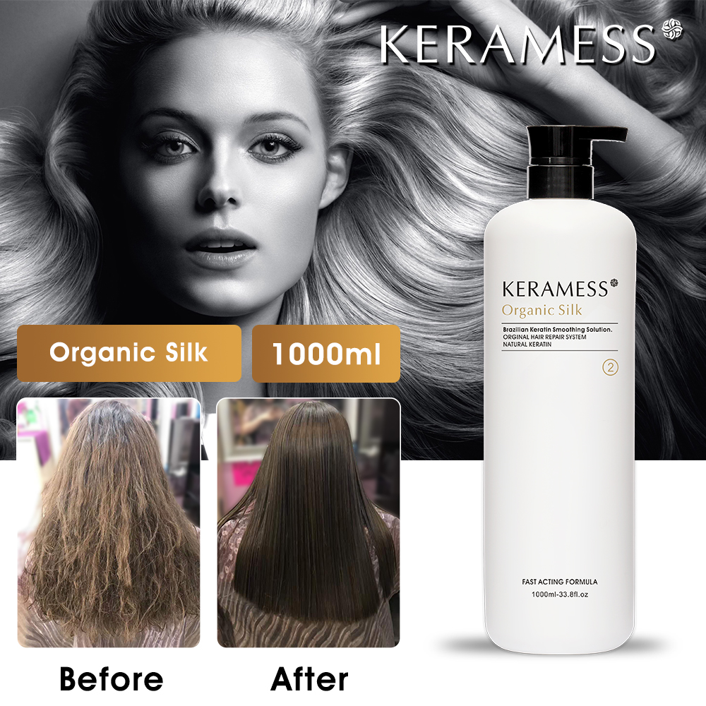 KeraMess Professional Treatment Formaldehyde Free Botox Capillary Keratin For Straightening Hair Straightener Cream Salon Line. 