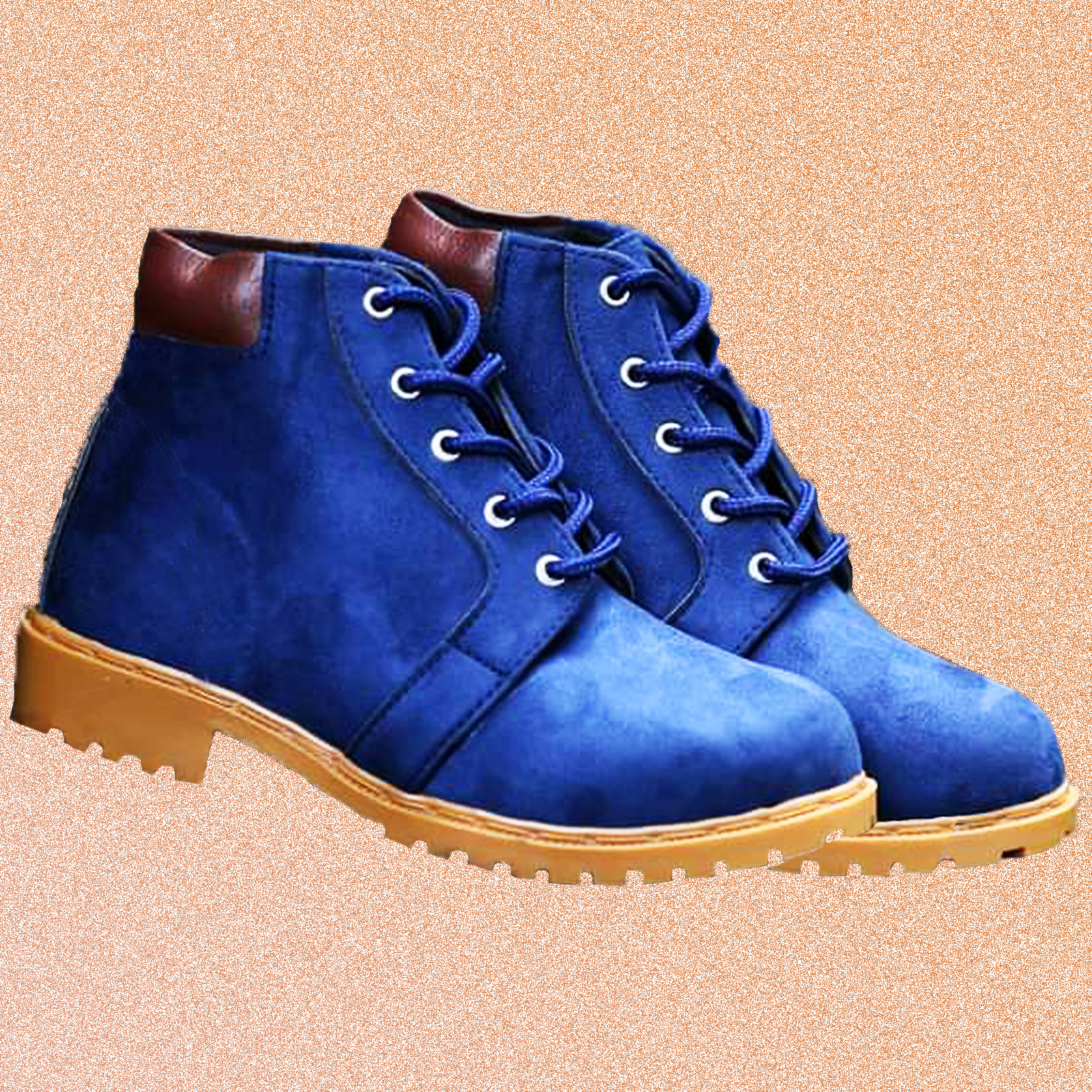 Blue shop colour boots