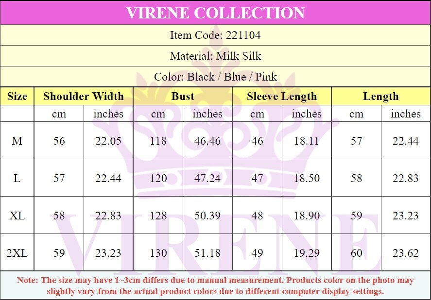 [LazChoice]VIRENE Korean Fashion Plus Size Striped Shirt Fashion Casual Loose Tops Long 1 Sleeve T-shirt Baju Lengan Panjang Pemborong Baju 221104 - Virene Collection. 