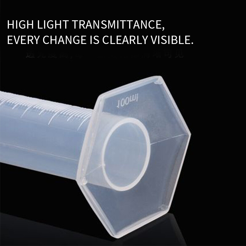 【ZOSR】Plastic Measuring Cylinder Laboratory Test Graduated Tube Motor Oil Measuring Cup 10ml/25ml/50ml/100ml/250ml. 
