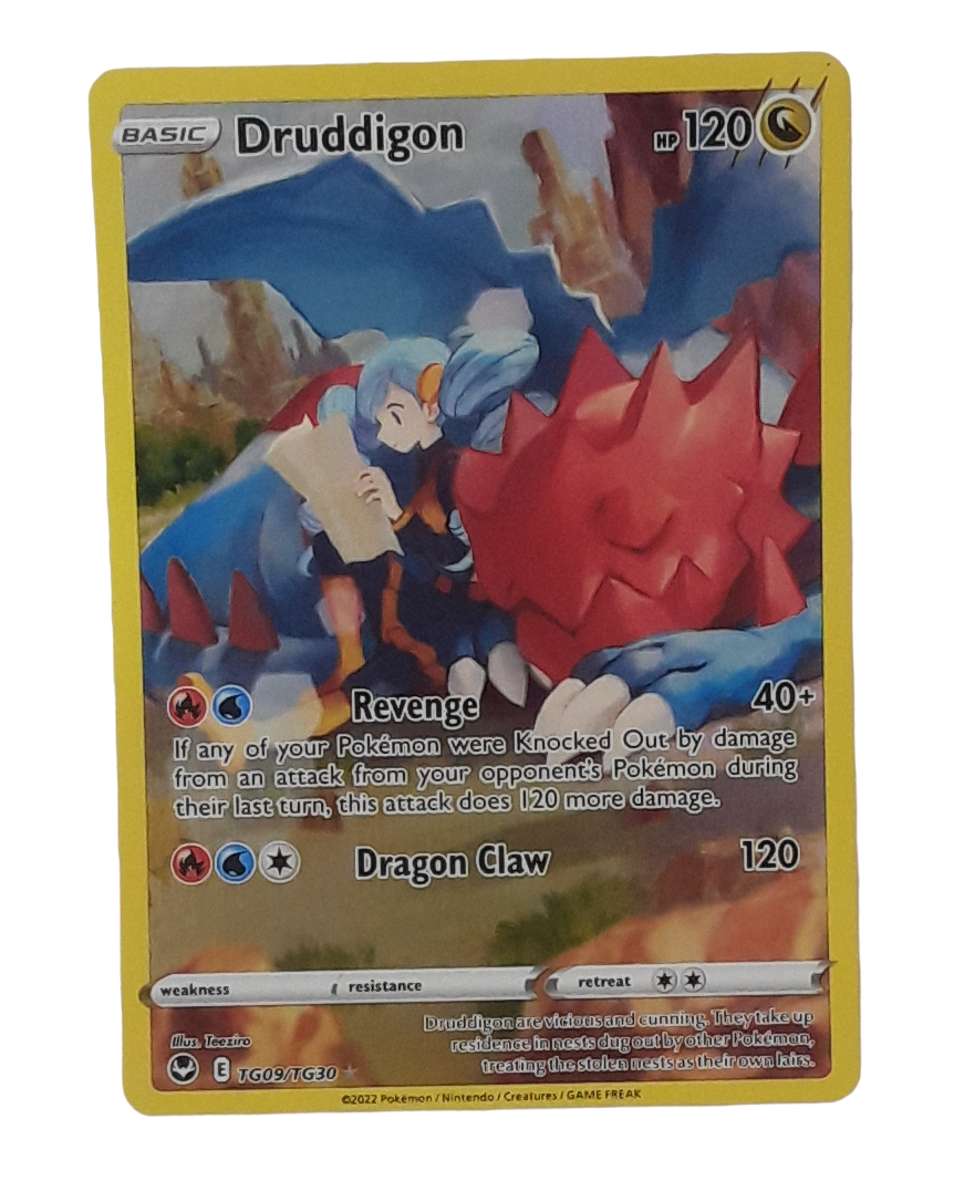 druddigon basic pokemon card value Druddigon 83/114 Reverse Holo Rare Steam Siege Pokemon Card Near Mint main image 0