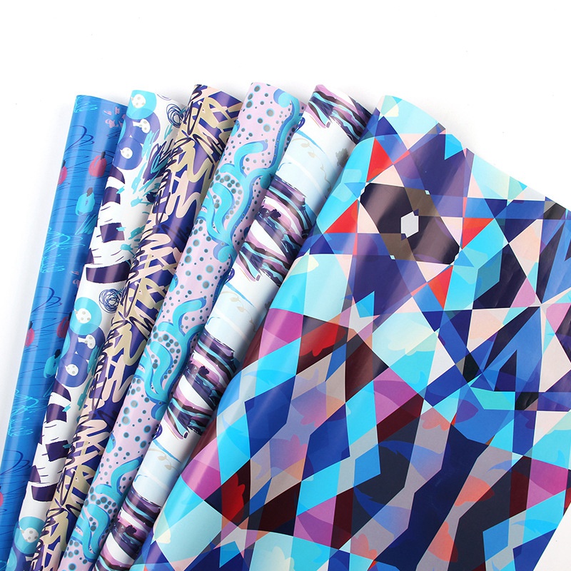 6 Sheets Child Gift Wrapping Paper For Birthday Party, Boys And Girls
