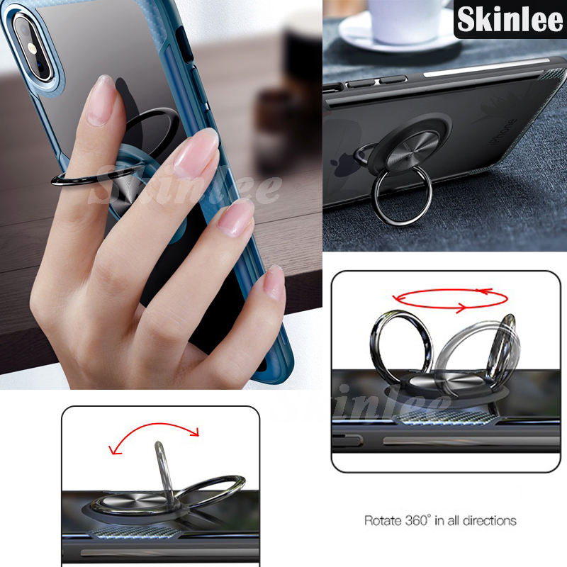 Phone case For Nokia C30 Back cover Hard Phone Case Clear Transparent Shockproof Car Navigation Holder Ring For Nokia C30 Cover cases. 