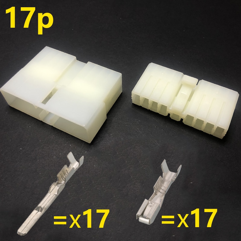 Dj7072-3 car CD audio connector plug 1set 5p7p9p11p13p17p motorcycle adapter cable harness male and female terminal sheath. 
