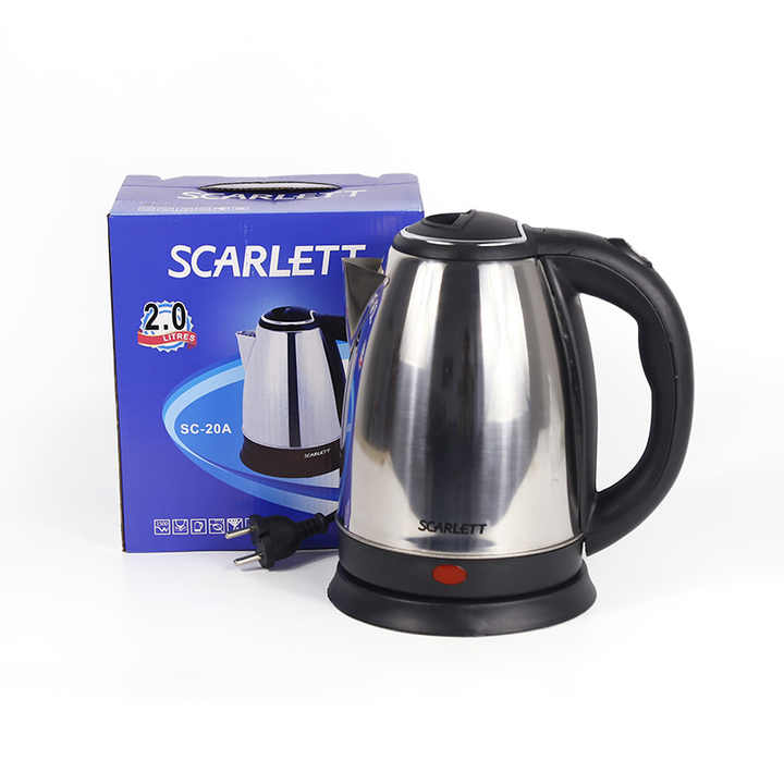 Scarlett Home appliance stainless steel water electric kettle 2L