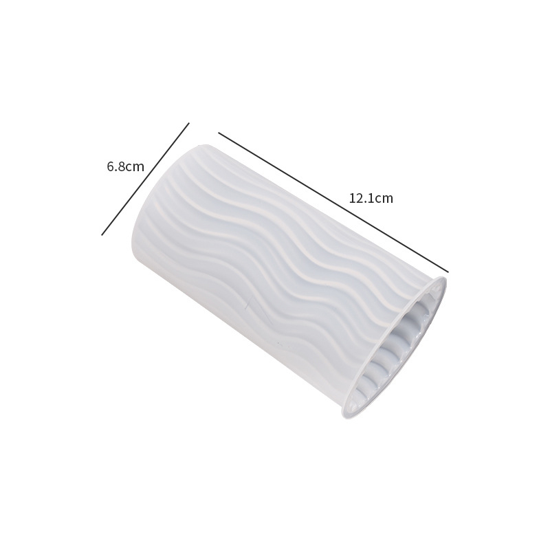 diy dripping glue candle stripe section cylinder triangle multilateral