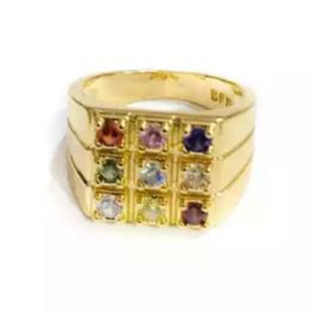 Navaratna gold ring on sale price