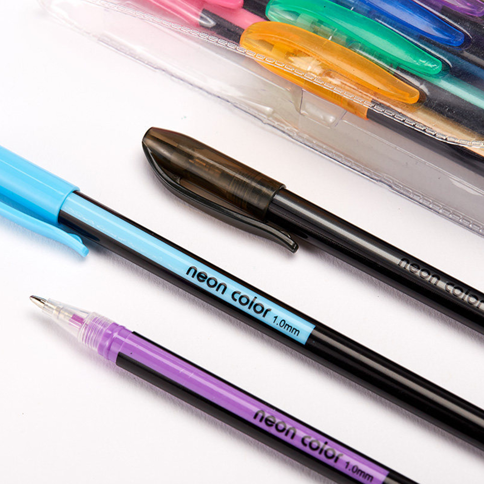 Colored Gel Pens Set Neon Color Pen Marker 1.0mm for Children Students Adults Writing Drawing Coloring Books Journaling Office School Stationery Supplies. 