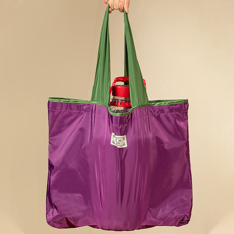 【ALLGOOD】 Drawstring Eco-Friendly Tote Bag Supermarket Shopping Bag Single Shoulder Bag Foldable Portable Tote Bag. 