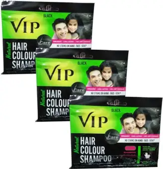 Vcare Vip Hair Colour Shampoo Black Hair Color Black Buy Sell