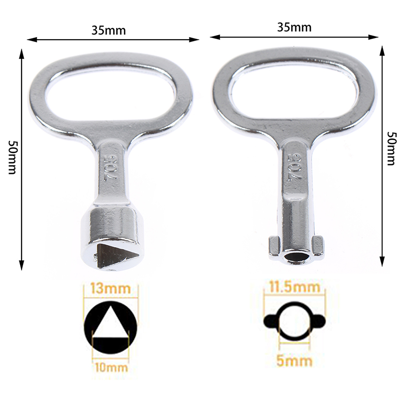 Panel Lock Key Universal Wrench Triangle/Socket Electrical Cupboard Box Switch GJCUTE. 