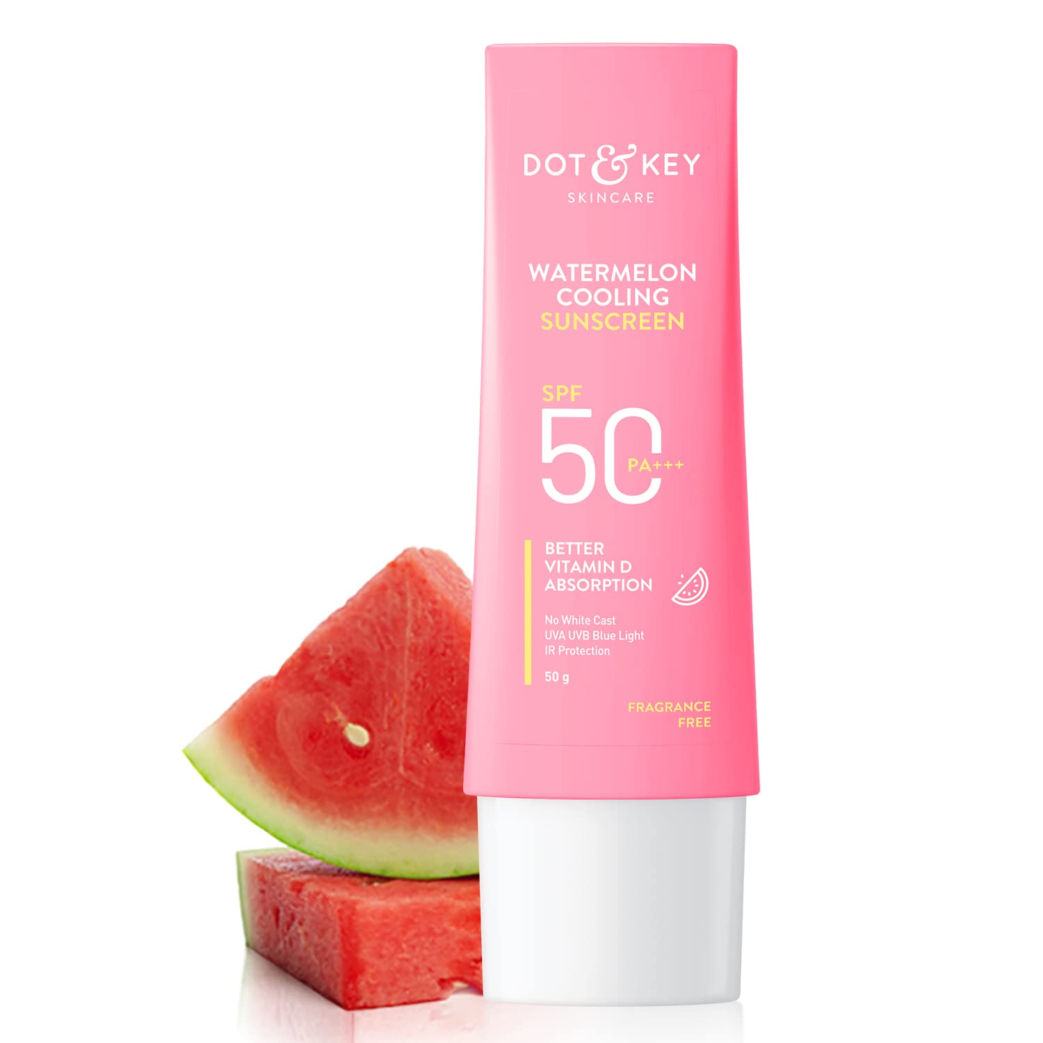 Dot & Key Watermelon Hyaluronic Sunscreen SPF 50 PA+++ for Oily