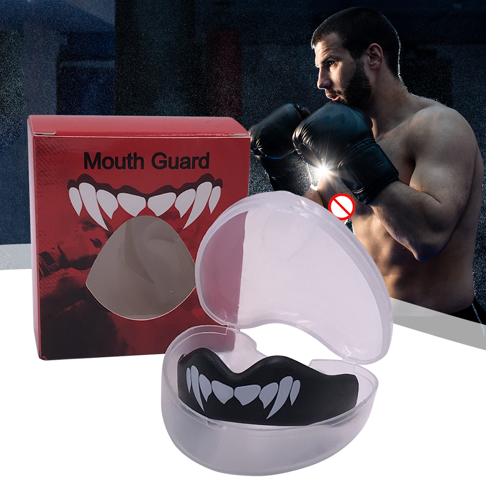 EVA Boxing Braces Mouthguard Protection Against Impact Boxing Tooth Brace Protection Buffering Effect for Lacrosse Martial Arts. 