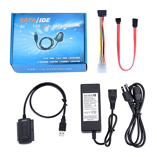 USB 2.0 to IDE / SATA drive adapter FOR HARD DISK. 