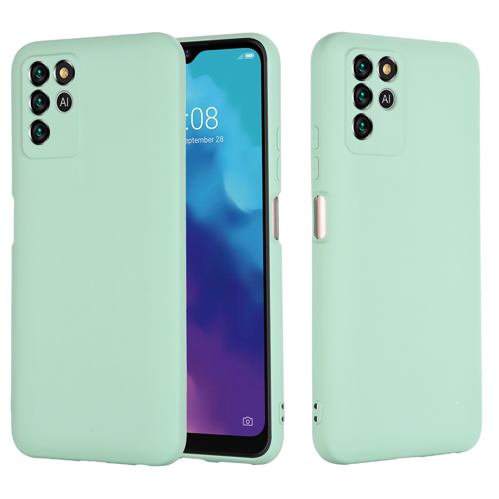 SLWYF Cover per ZTE Blade V30 Vita, Magnetica Cover a Libro con Slot per Schede, Custodia in PU Pelle Portafoglio per ZTE Blade V30 Vita, Nero