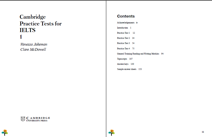 Cambridge Practice Tests for IELTS 1 Self-study Student's Book (IELTS Practice Tests). 
