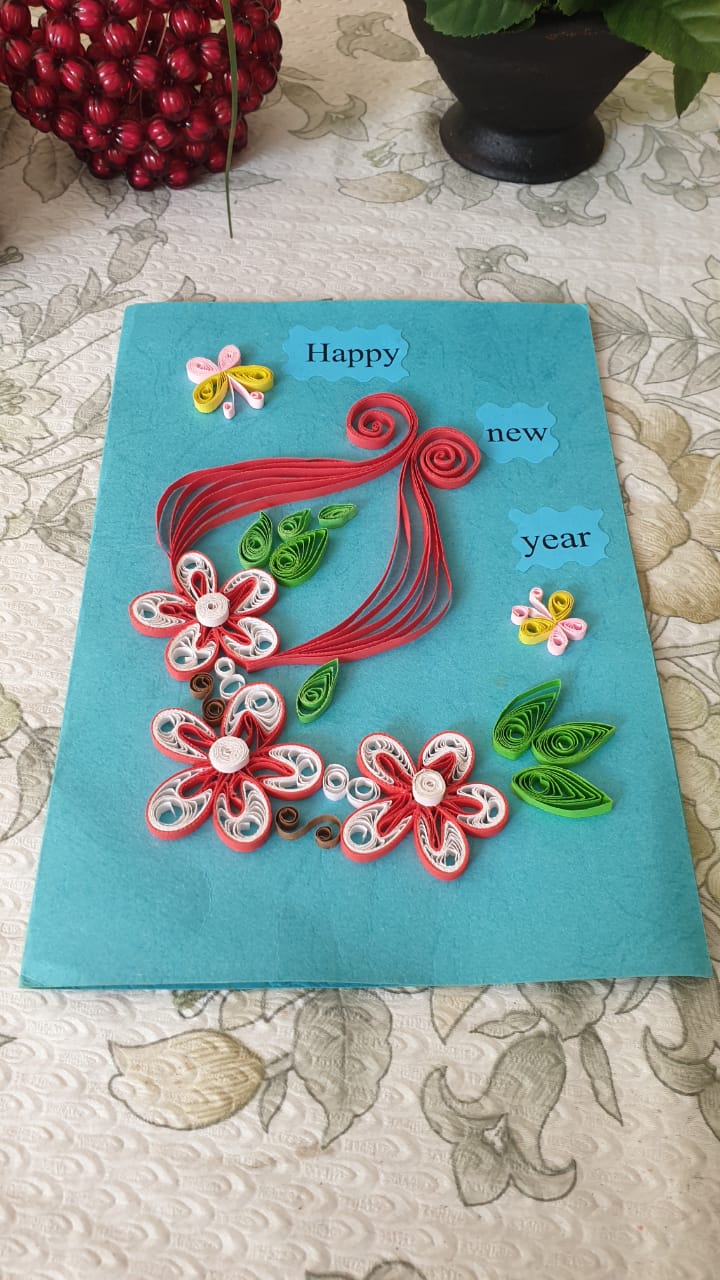 Handmade Vesak card. 