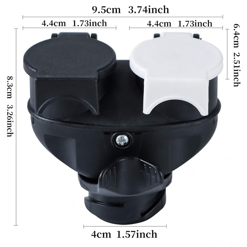 Towing Car RV Trailer Side Replacement Plug Trailer Plug Socket