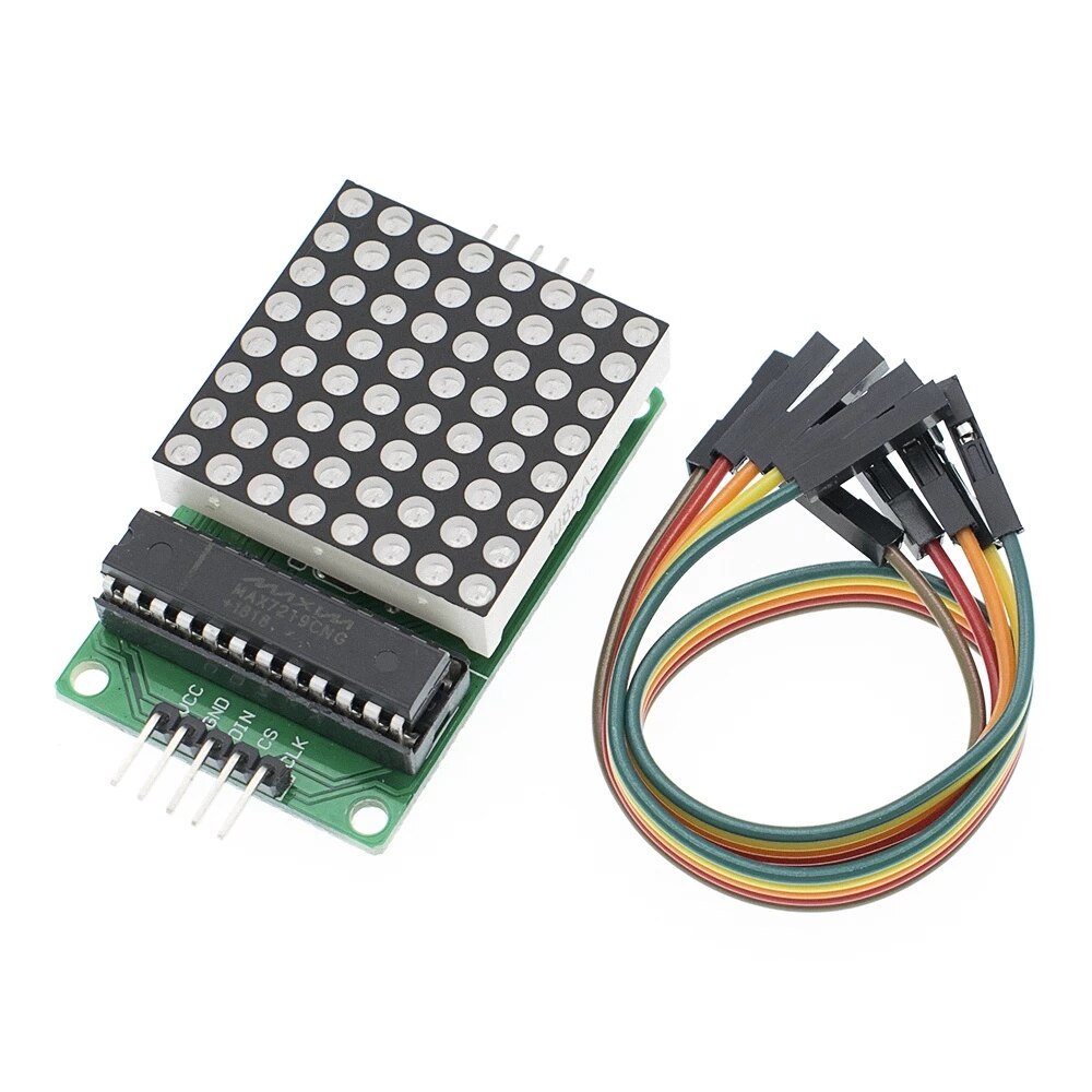 MAX7219 Dot Matrix Module Microcontroller Display Module MCU LED ...