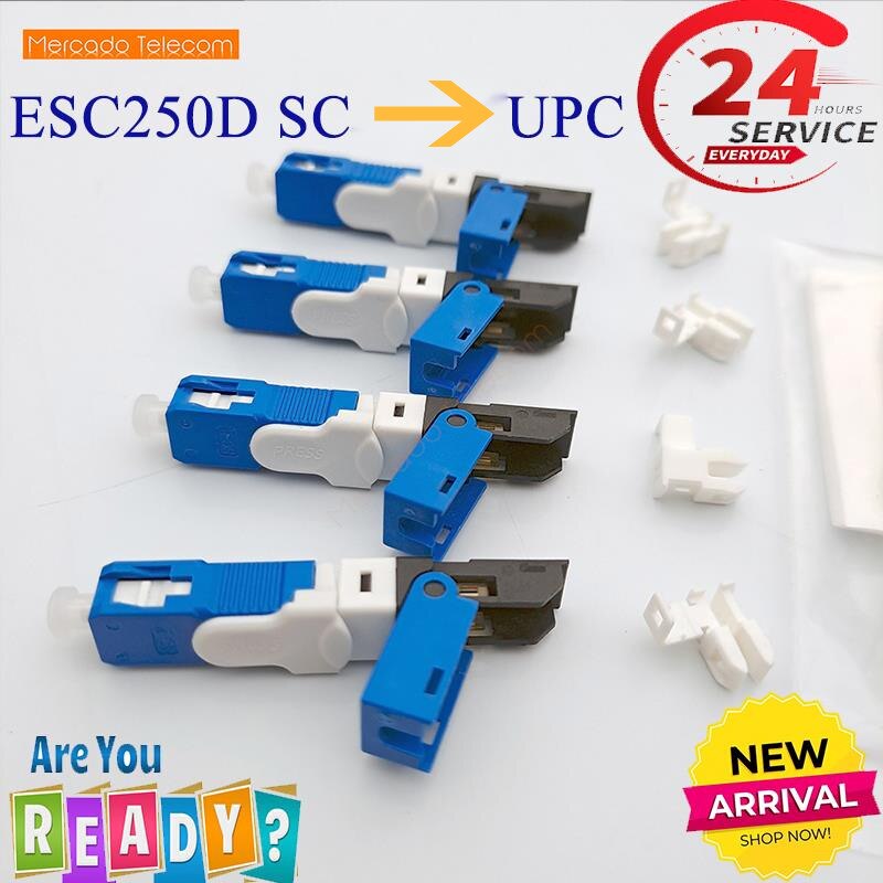 Pcs Esc D Ftth Upc Single Mode Fiber Optic Sc Upc Quick Fast Field Assembly Connector For