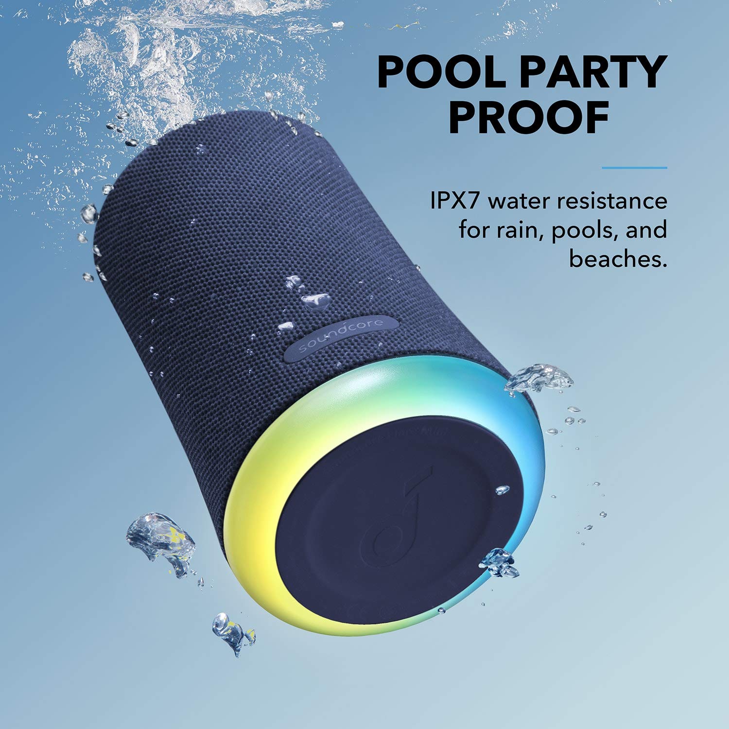 Anker Soundcore Flare Mini Bluetooth Speaker. 