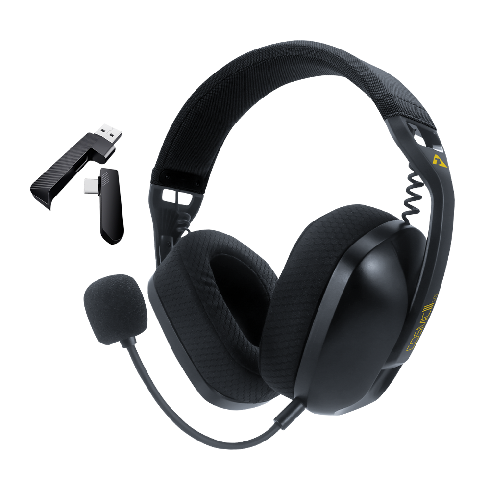 ARMAGGEDDON COSMIC III LITE BLUETOOTH WIRELESS 2.4G GAMING HEADSET WITH DETACHABLE MIC. 