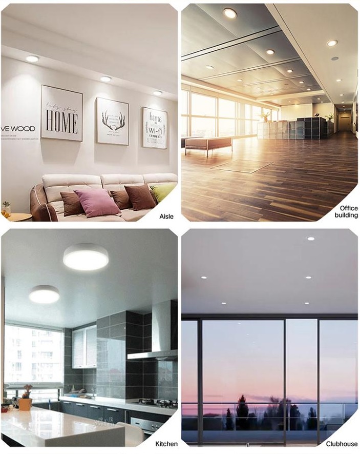 Narrow Frame High quality sunlight color RECESS mount Panel lights 6W,8W,15W,20W Square– New design. 