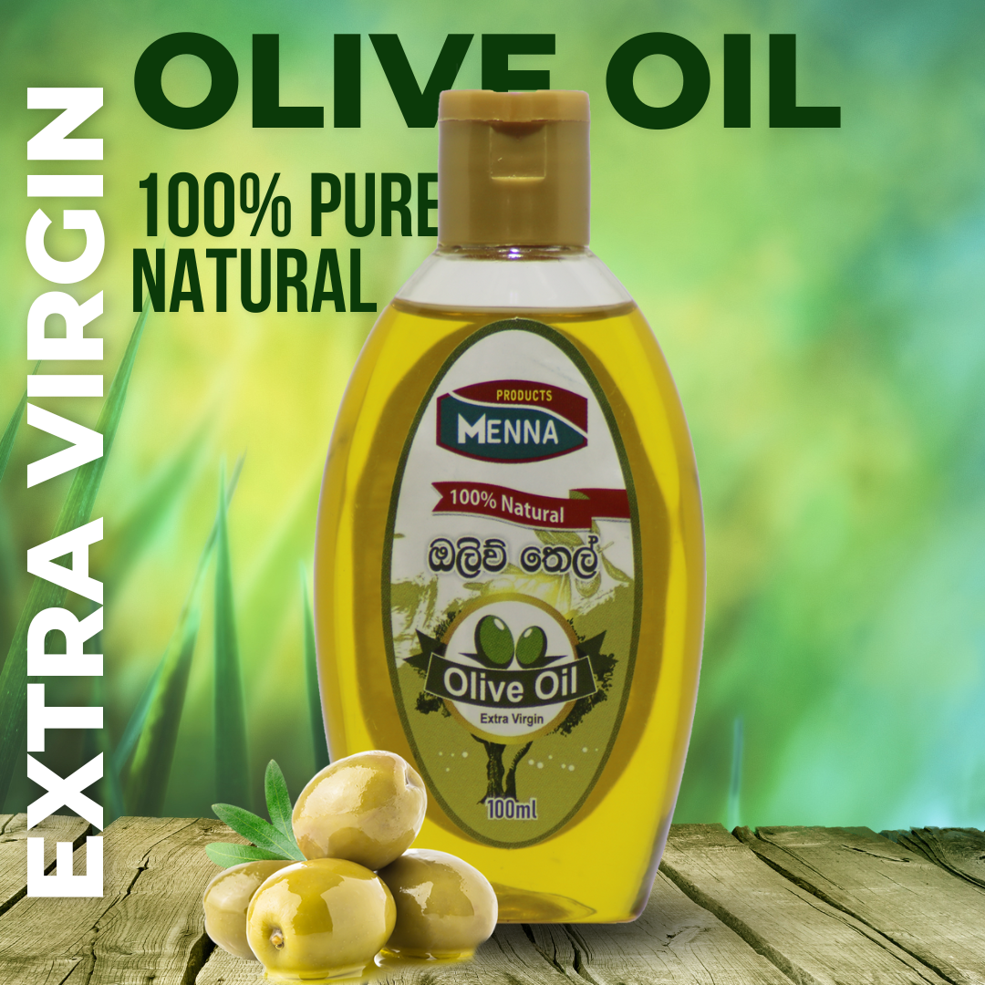 Menna Products Extra Virgin Olive Oil for Hair and Skin Lightweight