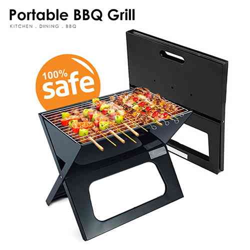Portable Foldable BBQ Machine (GRILL) Picnic notebook 17.7" Daraz.lk