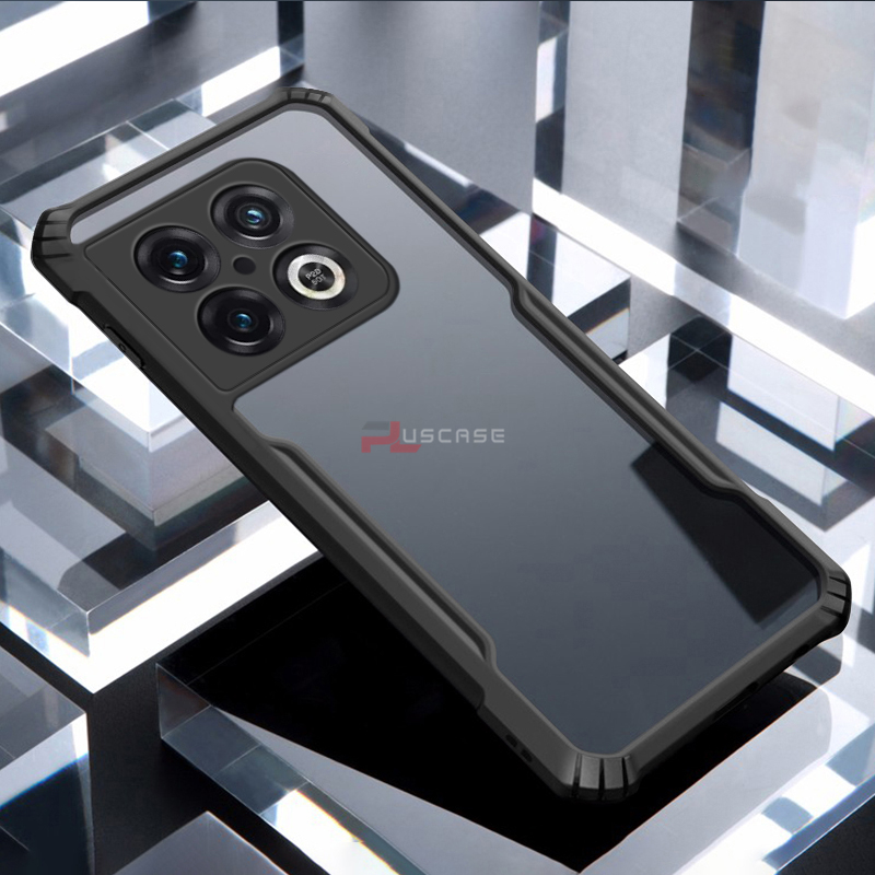 PlusCase for OnePlus 10 Pro 5G Case Air Cushion Hard Clear Shockproof Back Cover. 