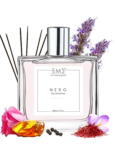EM5™ Nero Unisex Perfume Spray for Men & Women | Spicy Rose Woody | EDP Strong & Long Lasting Fragrance | Luxury Gift for Men/Women (FROM INDIA)SAB