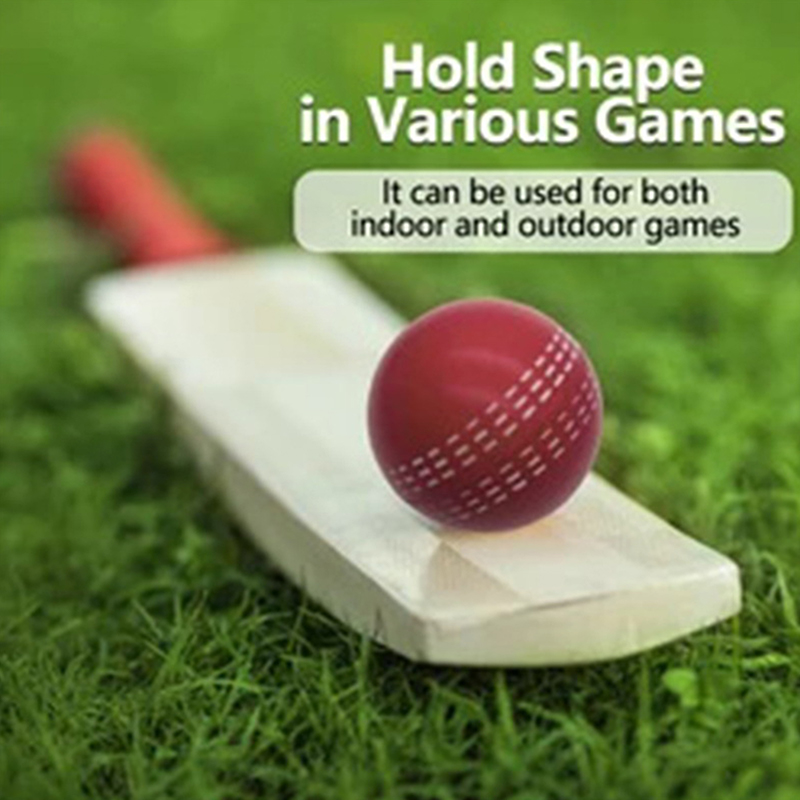 6.3CM Bounce Durable Playing Training Practice Attractive Traditional Seams All Age Players Cricket Ball Funny Soft PU. 