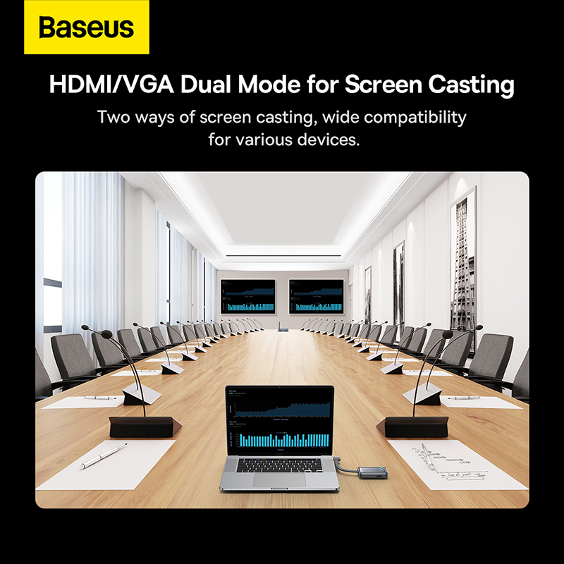 Baseus Transmitter and Receiver for Wireless HDMI 4K 30Hz Black 6 Months Warranty. 