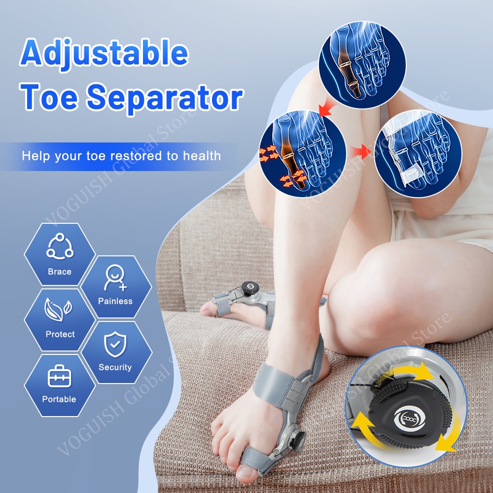Bunion Splint Big Toe Straightener Corrector Foot Pain Relief Hallux Valgus Correction Orthopedic Supplies Pedicure Foot CareHats & Caps. 