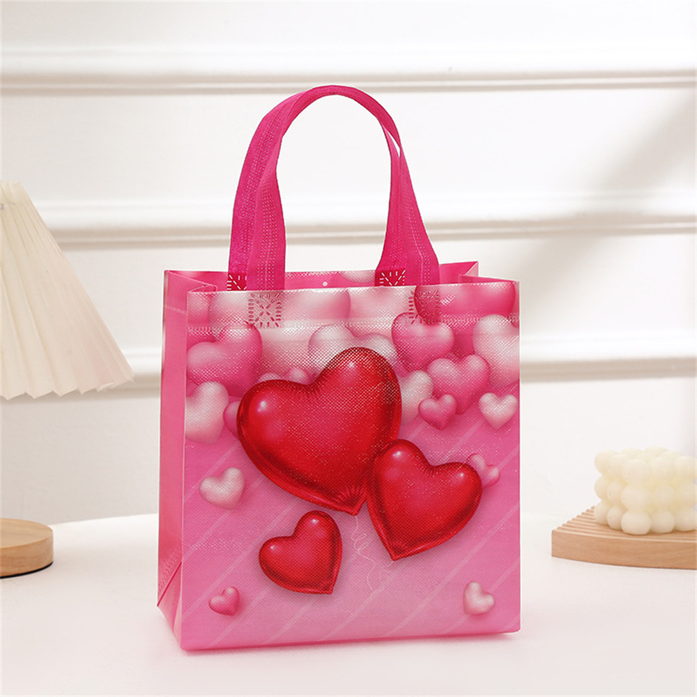 Festival Holiday Wedding Candy Pouch Favors Snack Surprise Fabric Waterproof Non-woven Love. 